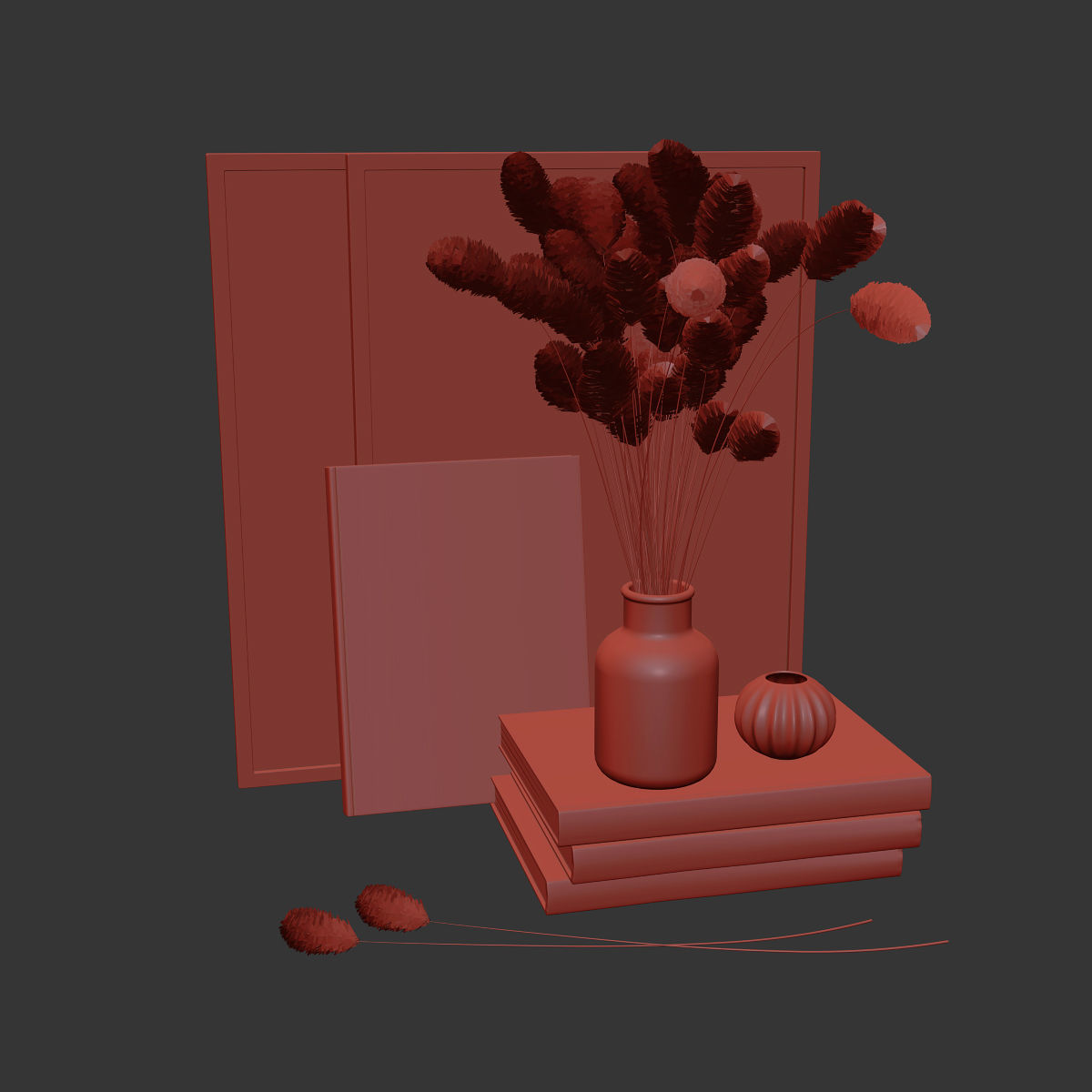 Decor set 26 3D model_5