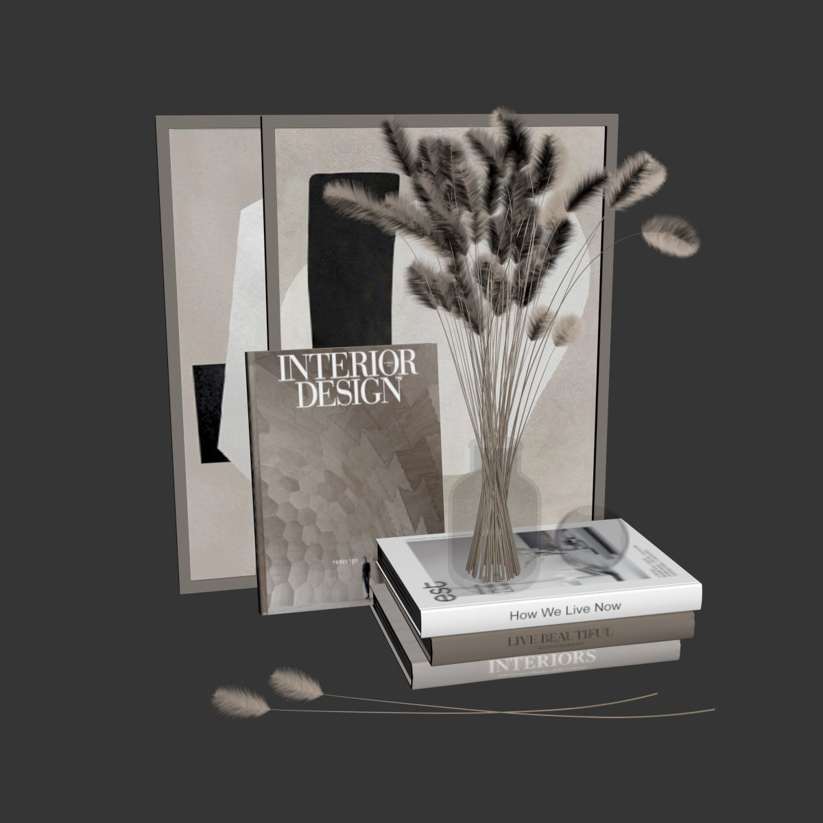 Decor set 26 3D model_4