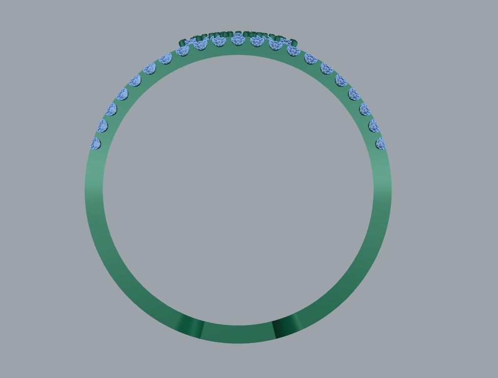 women ring 3D print model_1