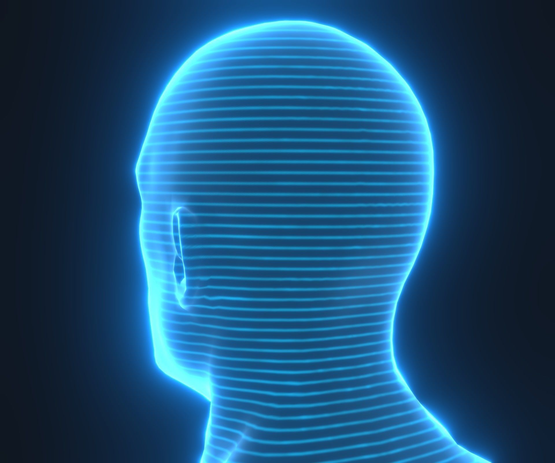 Human Hologram Male and Female 3D Model Collection _43