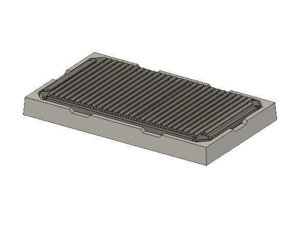 Model Railway Bar Type Drainage Catchpits 3D print model_2