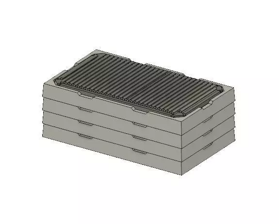 Model Railway Bar Type Drainage Catchpits 3D print model_0