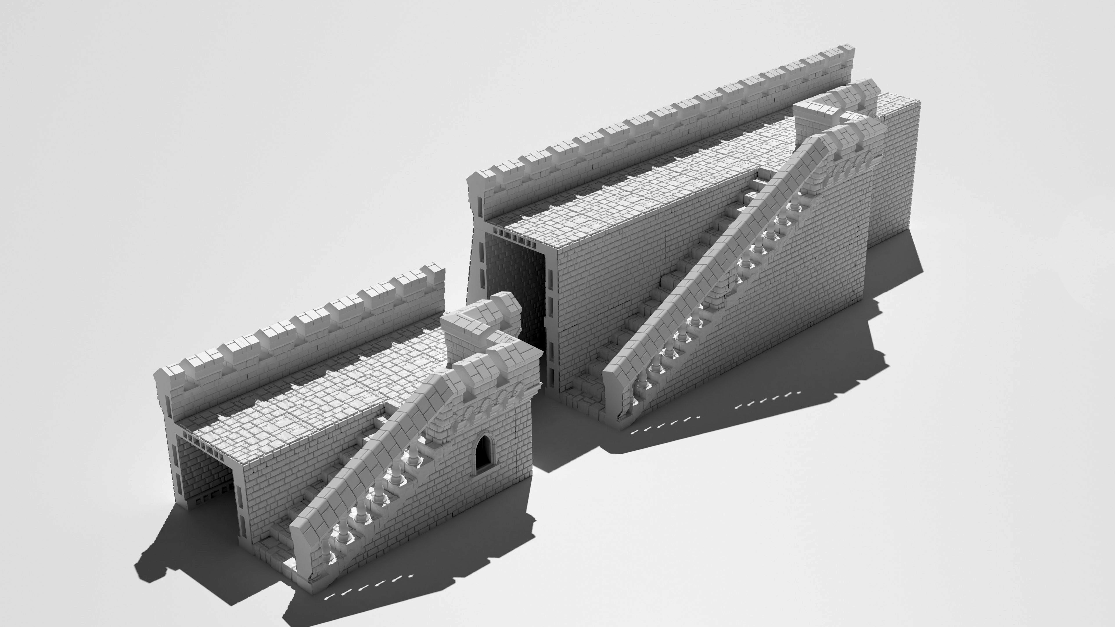 Kemots Castle - printable modular castle 3D print model_11