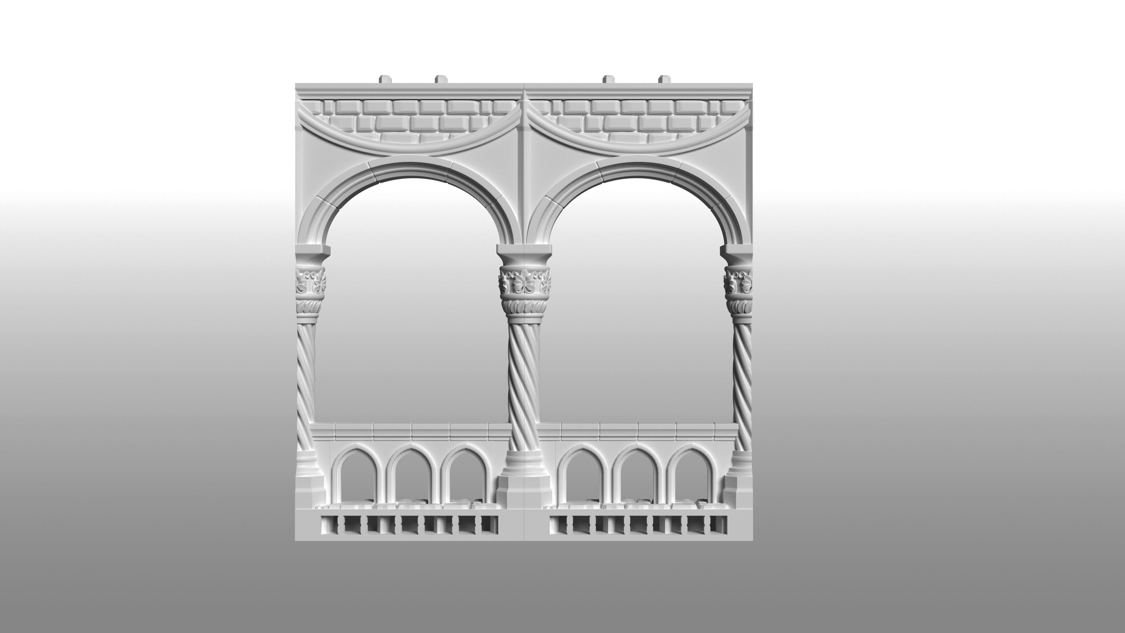 Kemots Castle - printable modular castle 3D print model_9