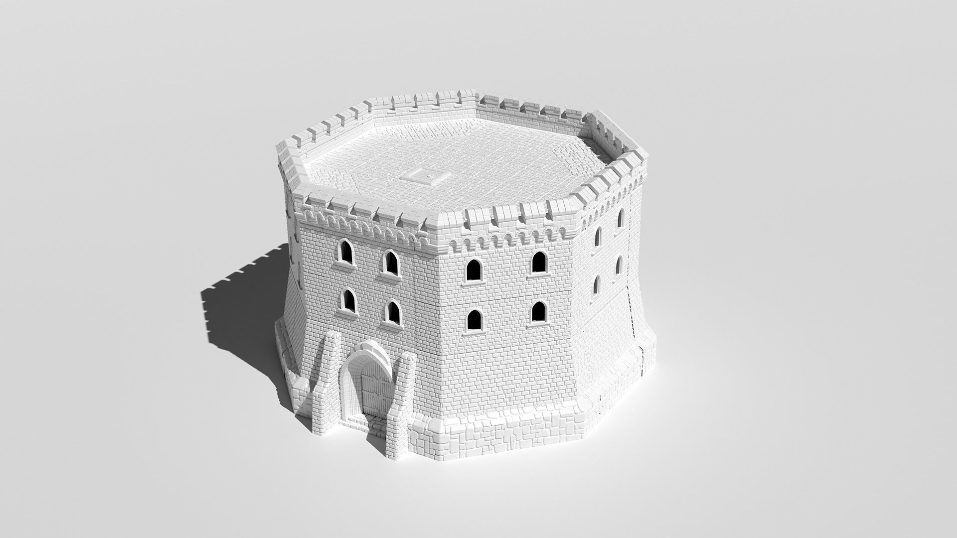 Kemots Castle - printable modular castle 3D print model_6