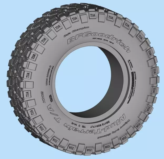 BFGoodrich Mud-Terrain KM2 3D model_0