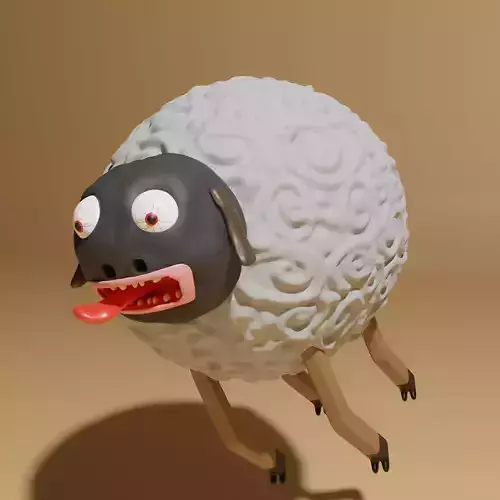 Mad Sheep 3D model
