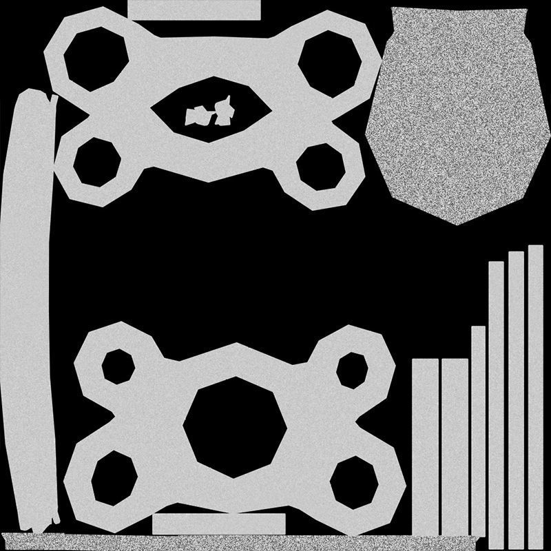 set of baby pacifiers with bottle Low-poly 3D model_9