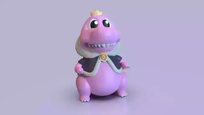 Adorable zilla 3D print model 3D print model