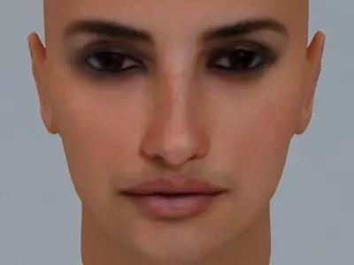 Penelope Cruz 3D model_0