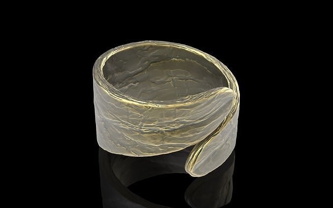 Old cracked rock ring Free 3D print model