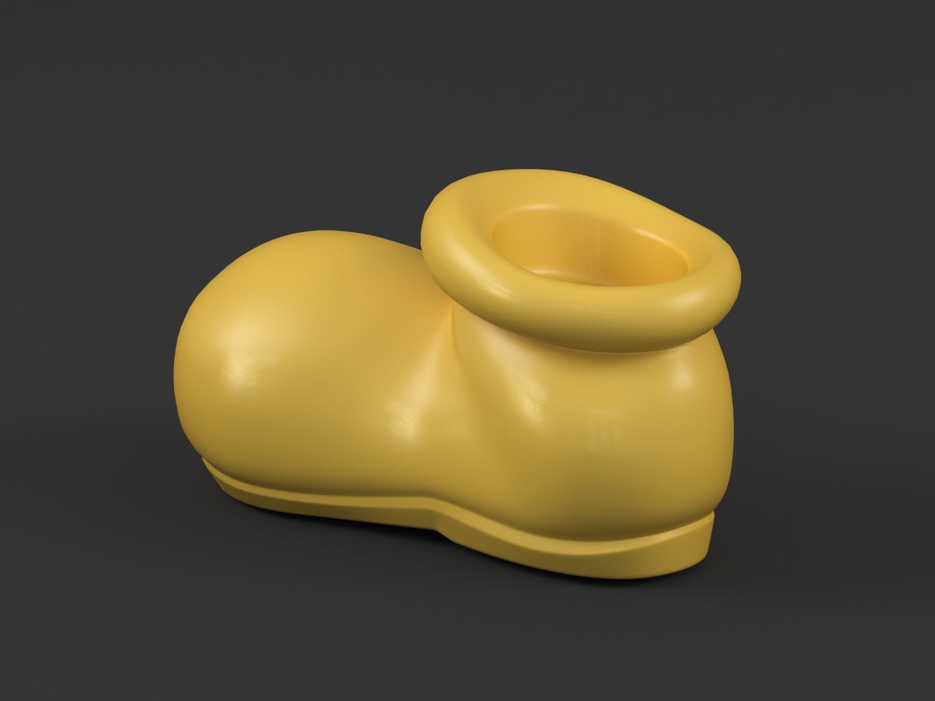 Mickey boot 3D print model_4