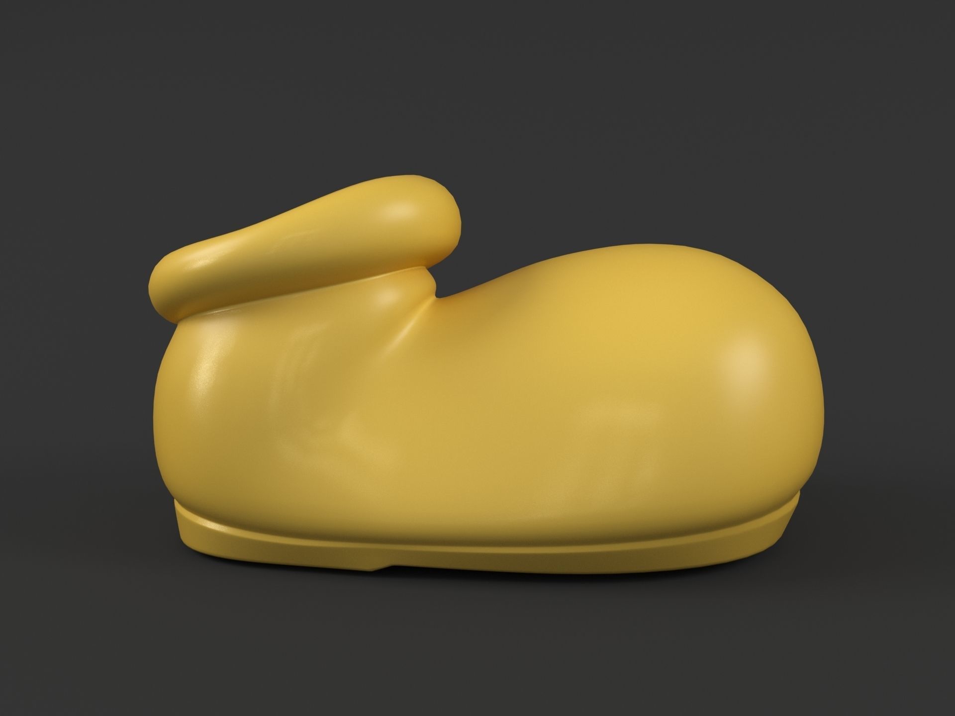 Mickey boot 3D print model_7