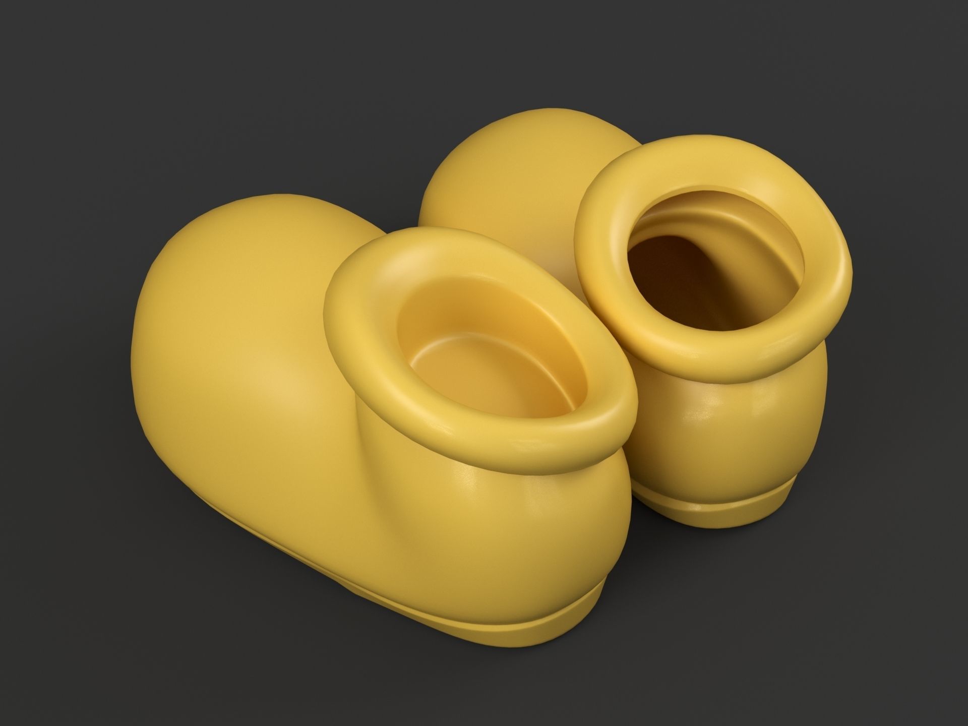 Mickey boot 3D print model_9