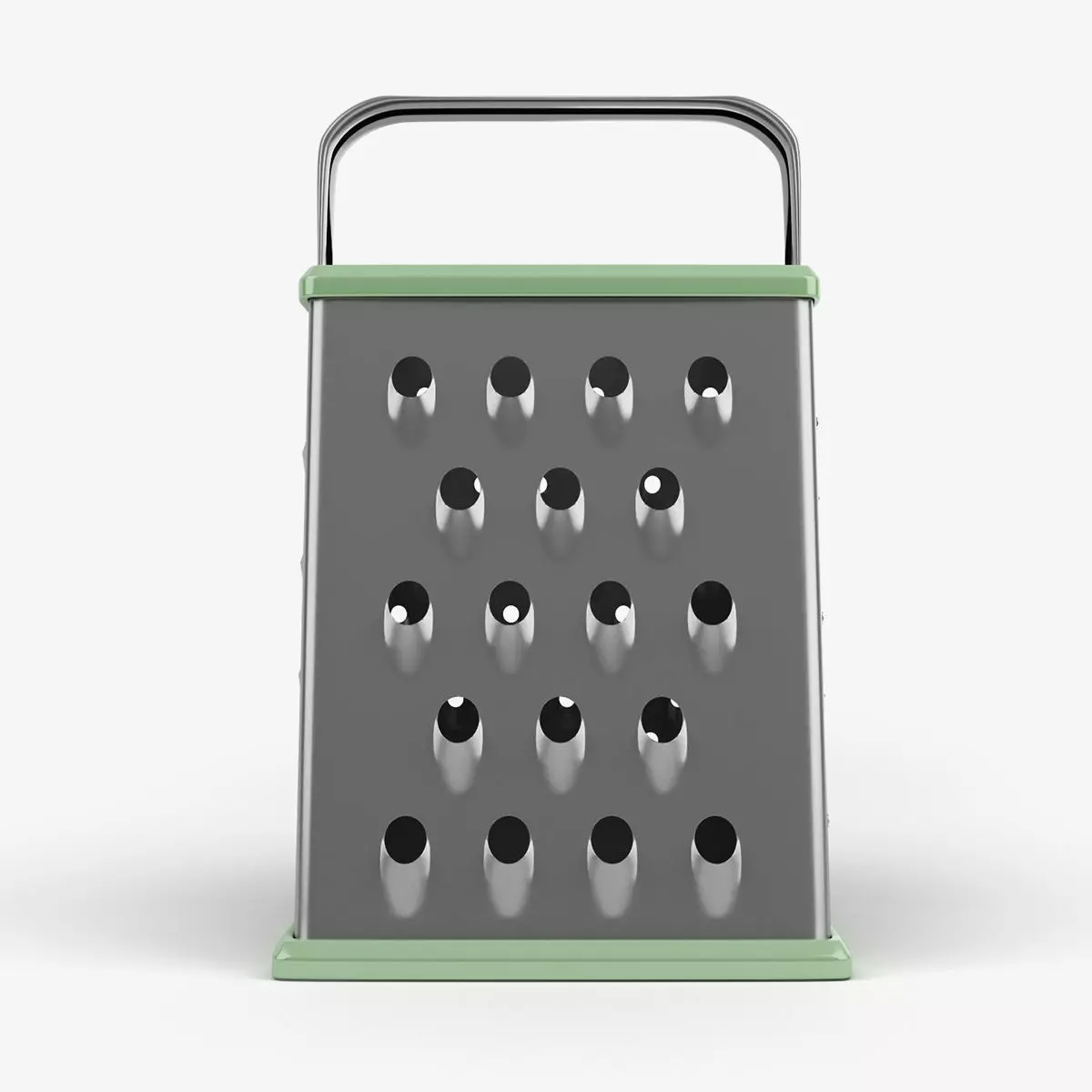 Metal grater 3D model_0