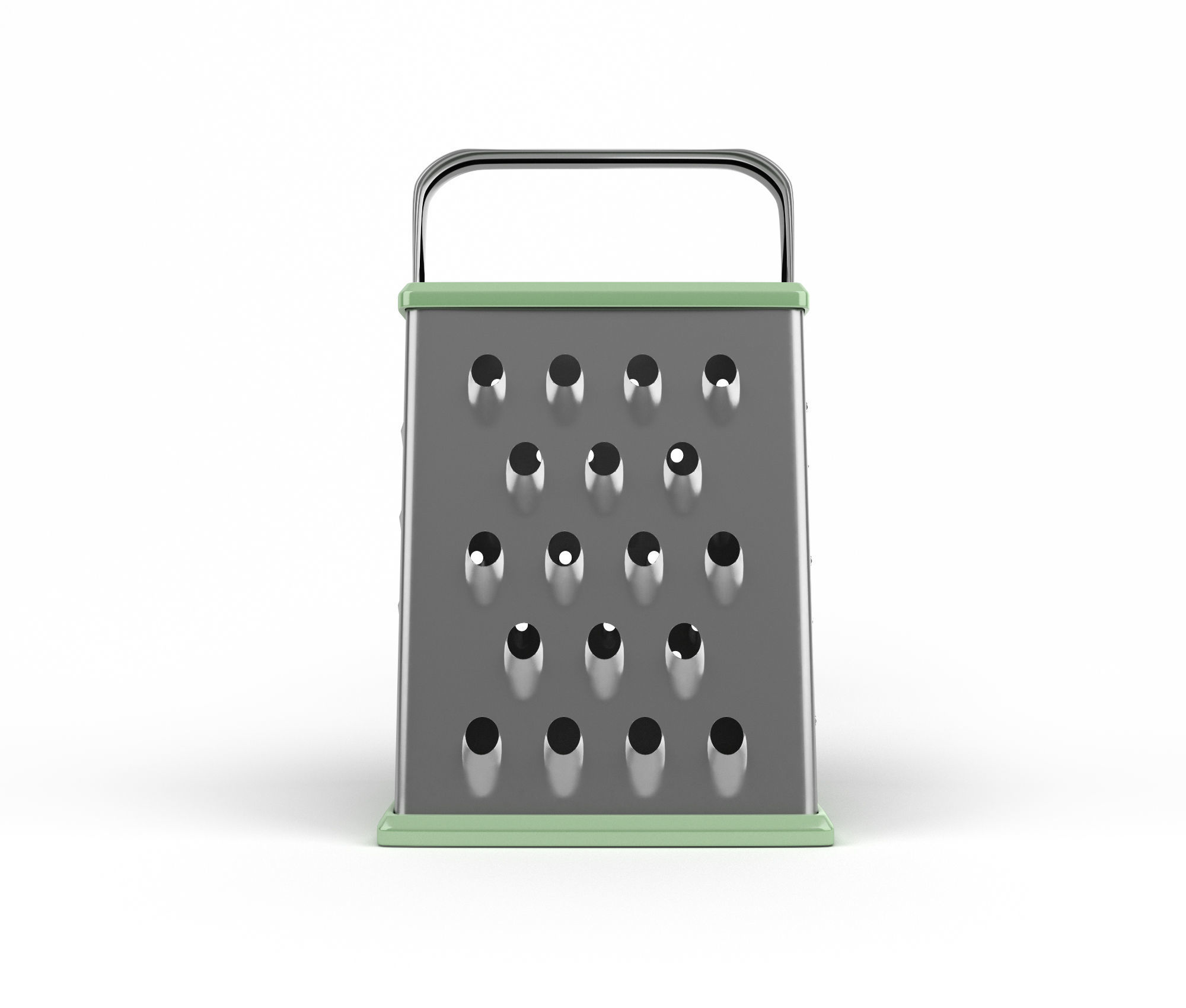 Metal grater 3D model_1