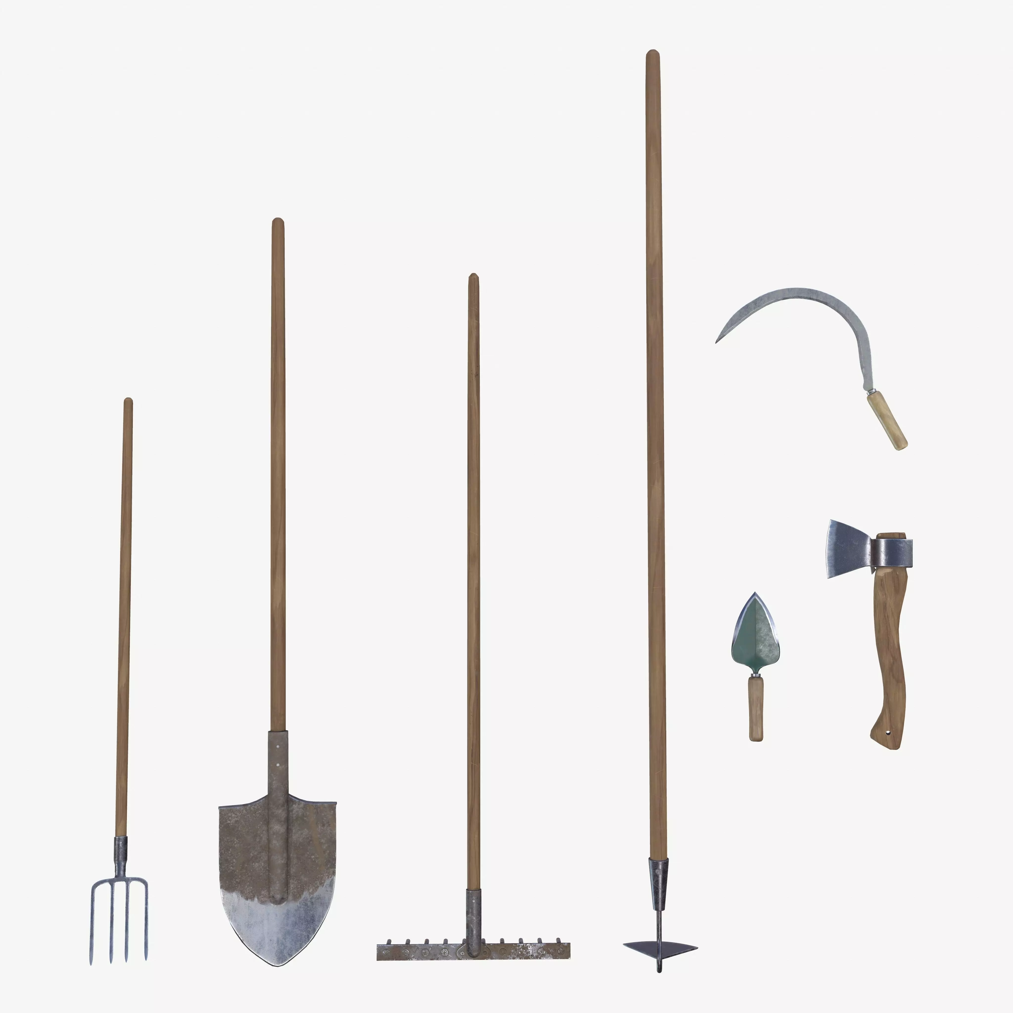 Gardening hand tools collection _0