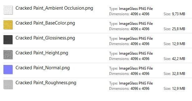 Cracked Paint PBR Texture Texture_18