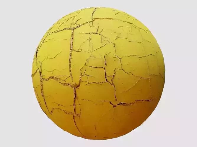 Cracked Paint PBR Texture
