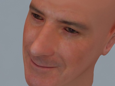 Dustin Hoffman 3D model_4