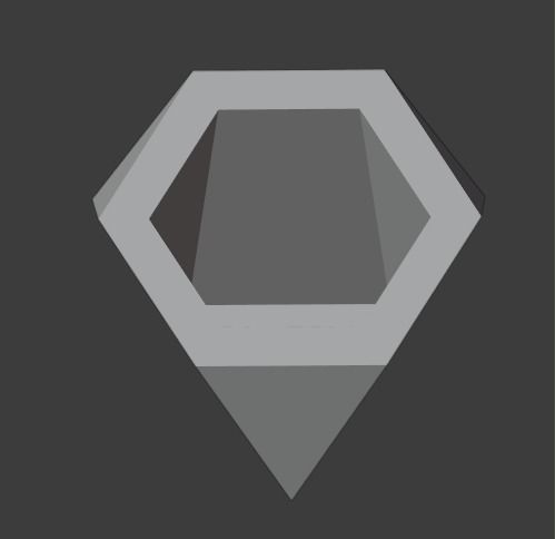 Geometric shaped vase and pen holder printable model 3D print model_2