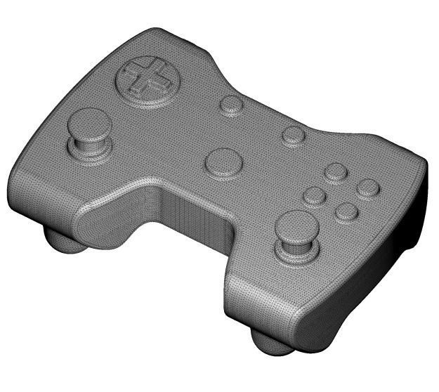Classic Wireless Gamepad 3D print model_3