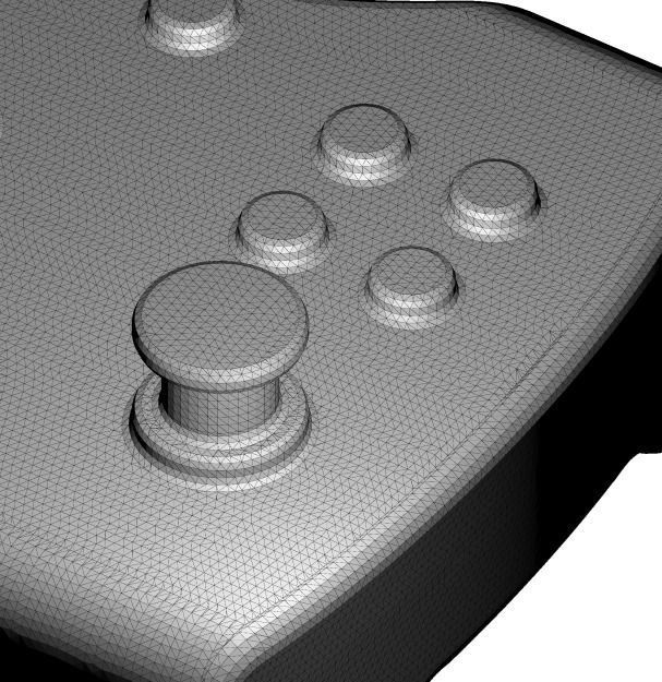 Classic Wireless Gamepad 3D print model_4