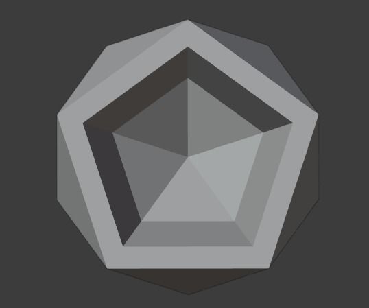 Geometric shaped vase and pen holder printable model 3D print model_3