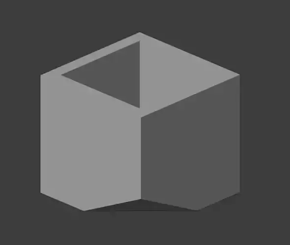 Geometric shaped vase and pen holder printable model