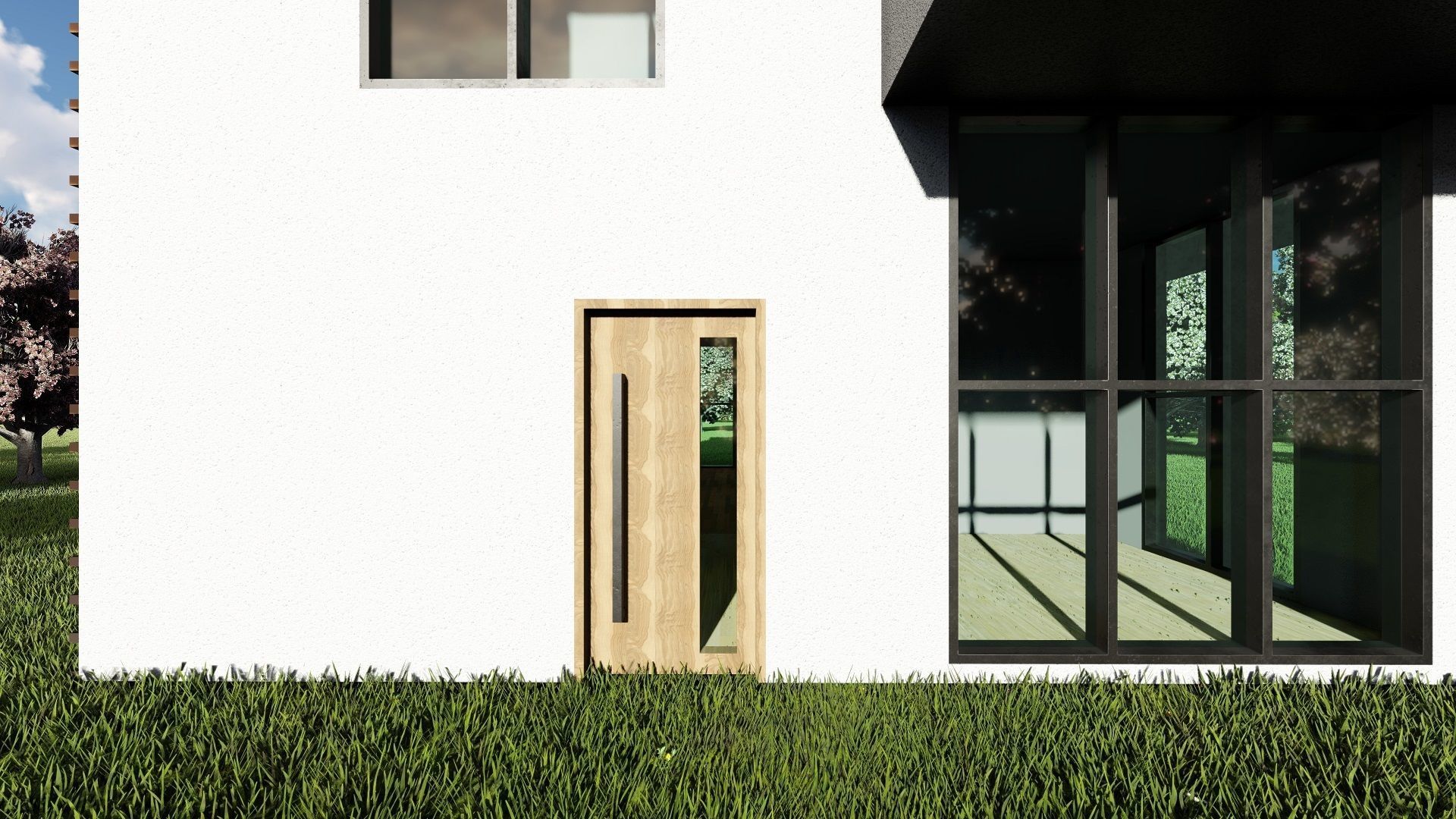 Family House Floor Plan Low-poly 3D model_11