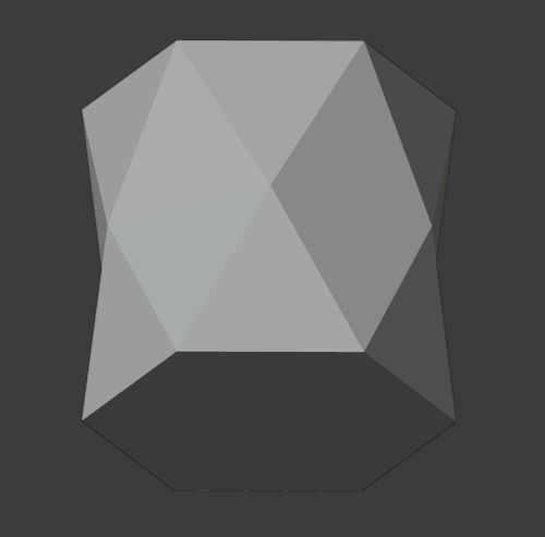 Geometric shaped vase and pen holder printable model 3D print model_4