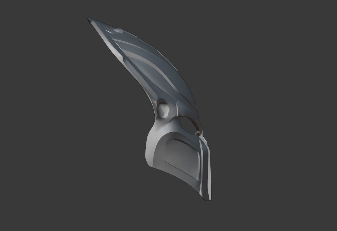 Predator mask - VAPOR 3D print model_4