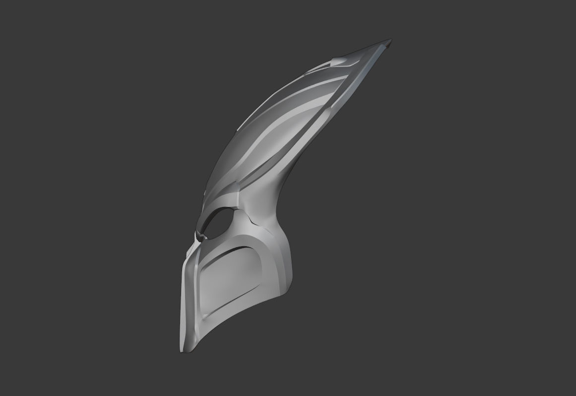 Predator mask - VAPOR 3D print model_3