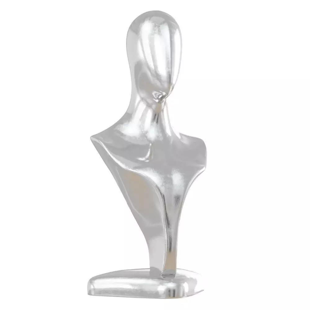 Metal bust of mannequin for shop 127 3D model_0