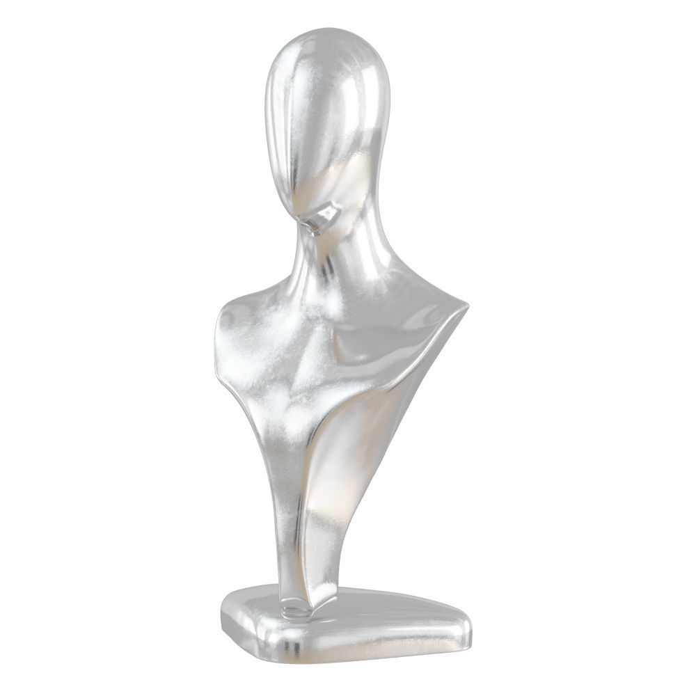 Metal bust of mannequin for shop 127 3D model_1