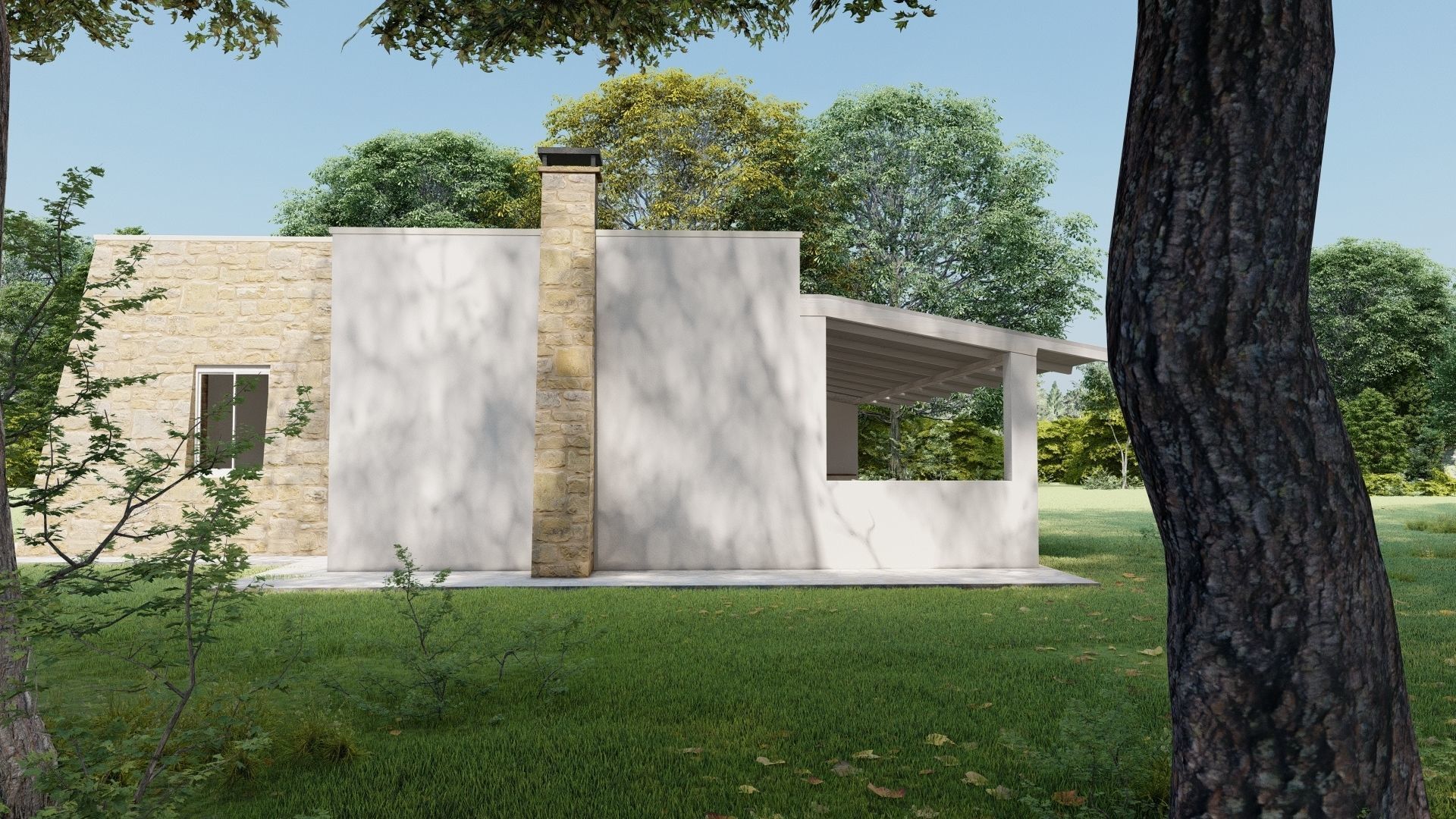 Village House 3D model_2