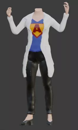 Super A Doctor body print ready model 3D print model_0