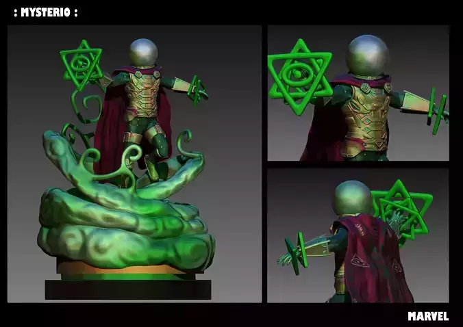 mysterrio 3Dmodel avengers mystery figure 3D print model