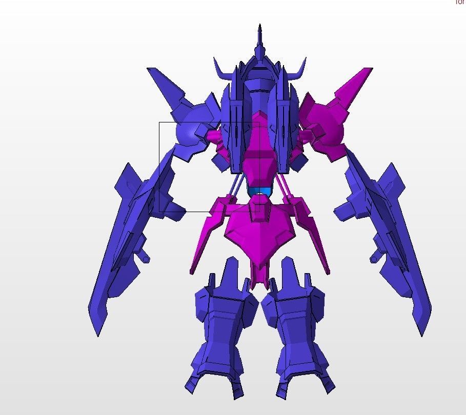 WargreymonX armor 3D print model_16