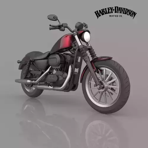 Harley-Davidson Sportster Iron 883 XL Motorcycle For Print STL  3D print model