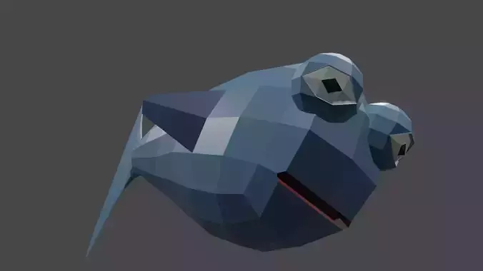 Lowpoly Rigged Fish