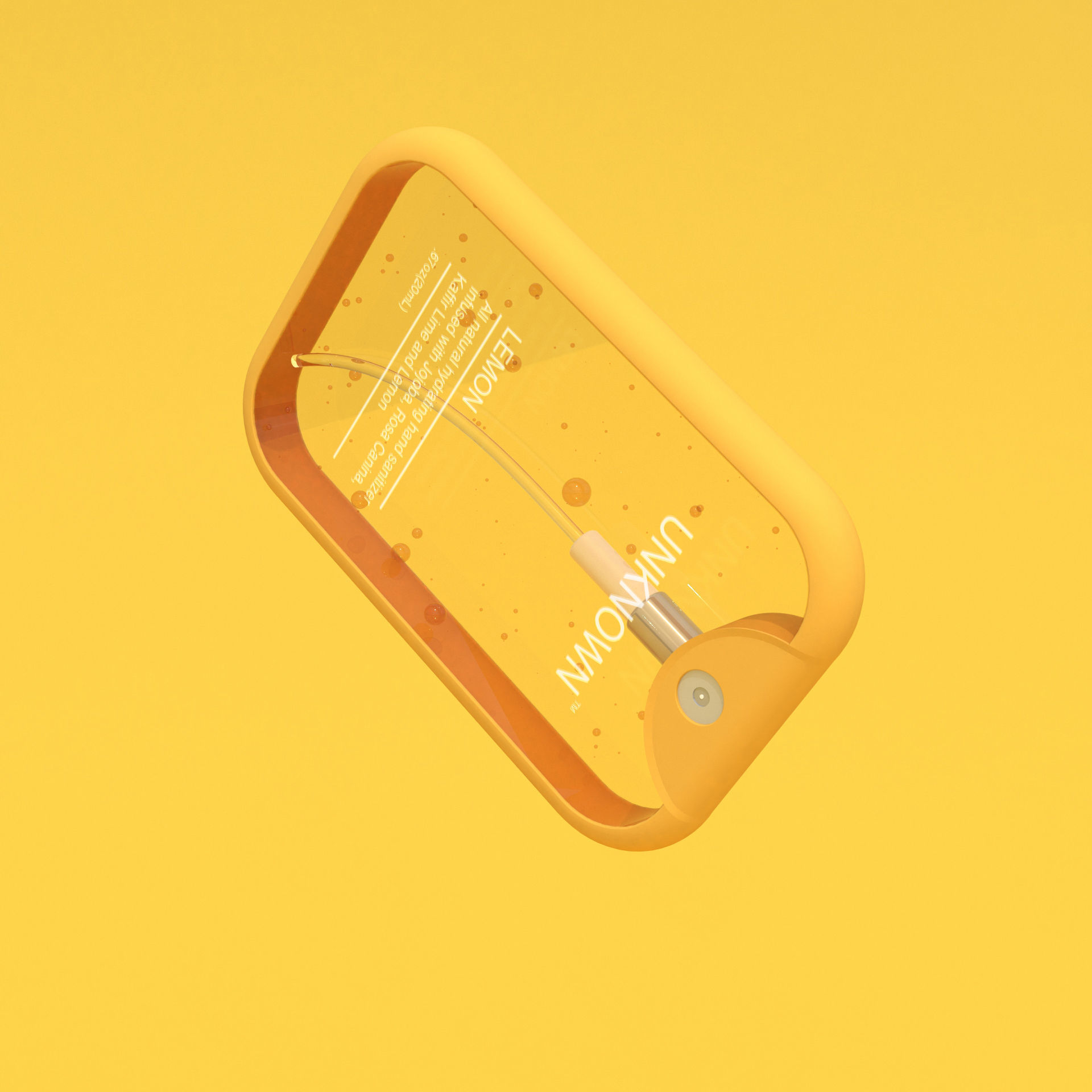 Hand sanitizer 3D model_1