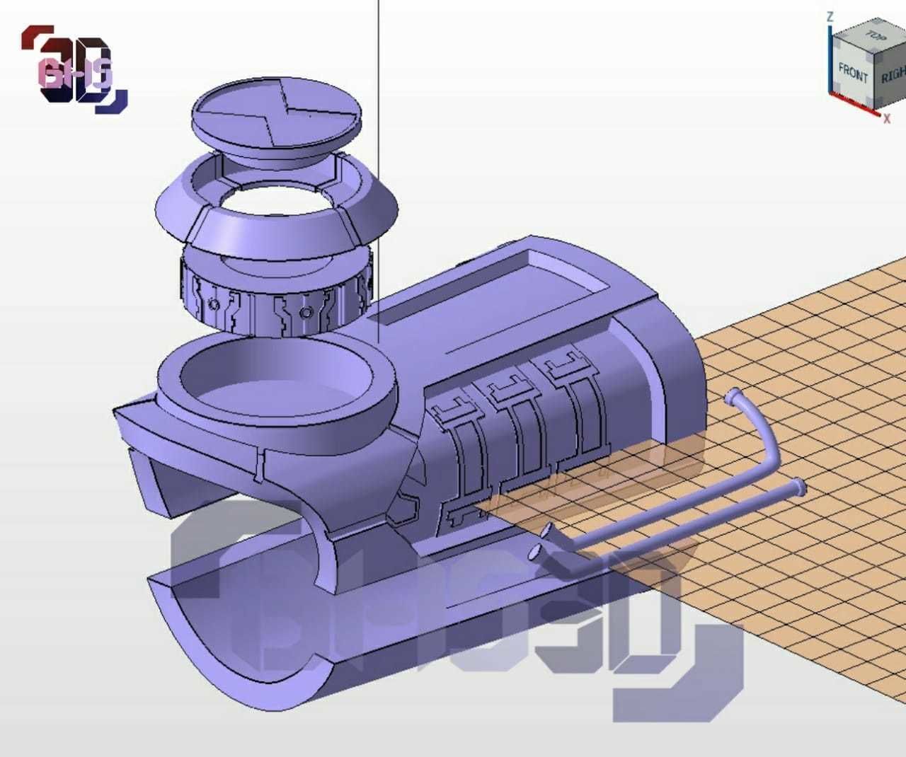 Ultimatrix Ben10  3D print model_11