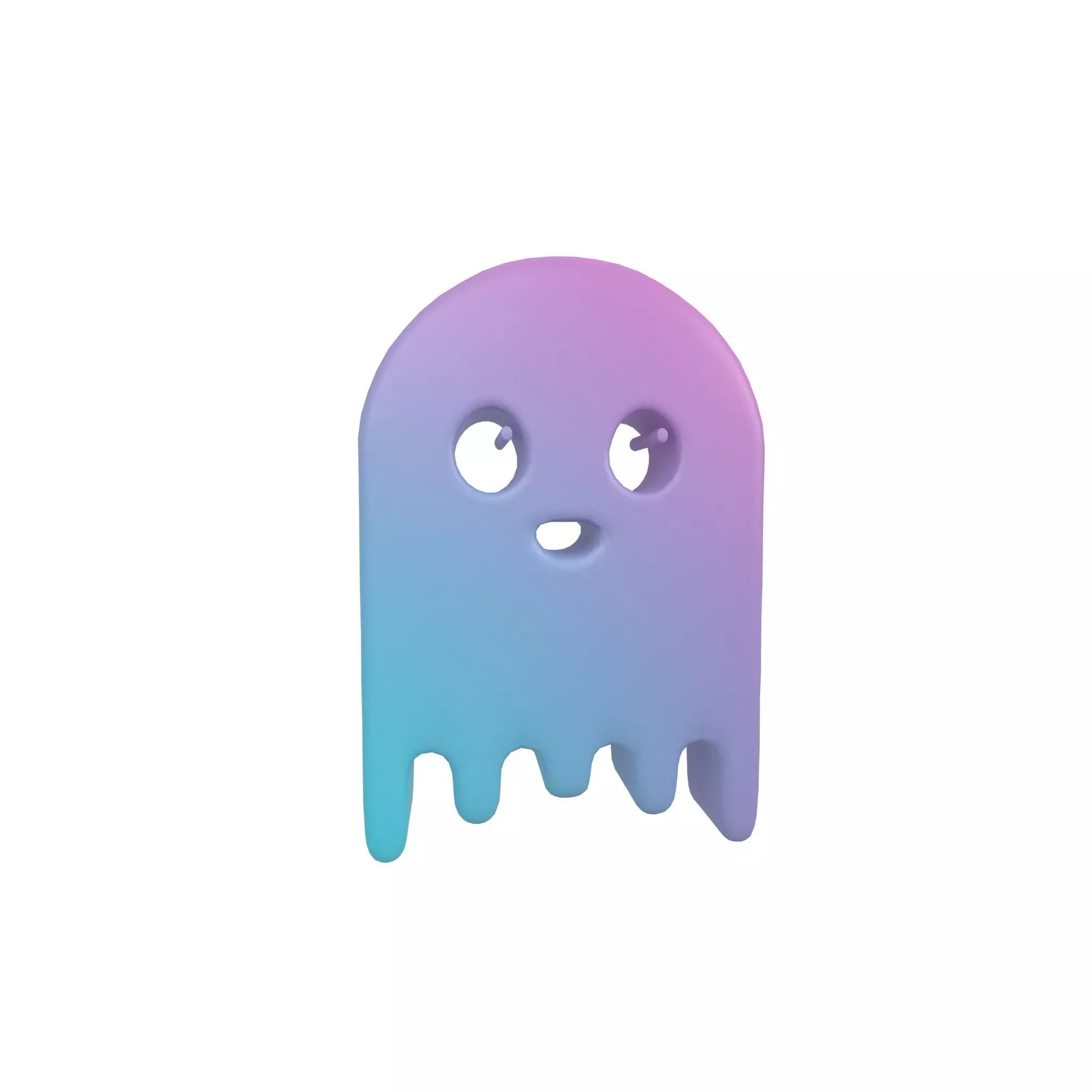 Aave Coin Ghost v1 001 Low-poly 3D model_0