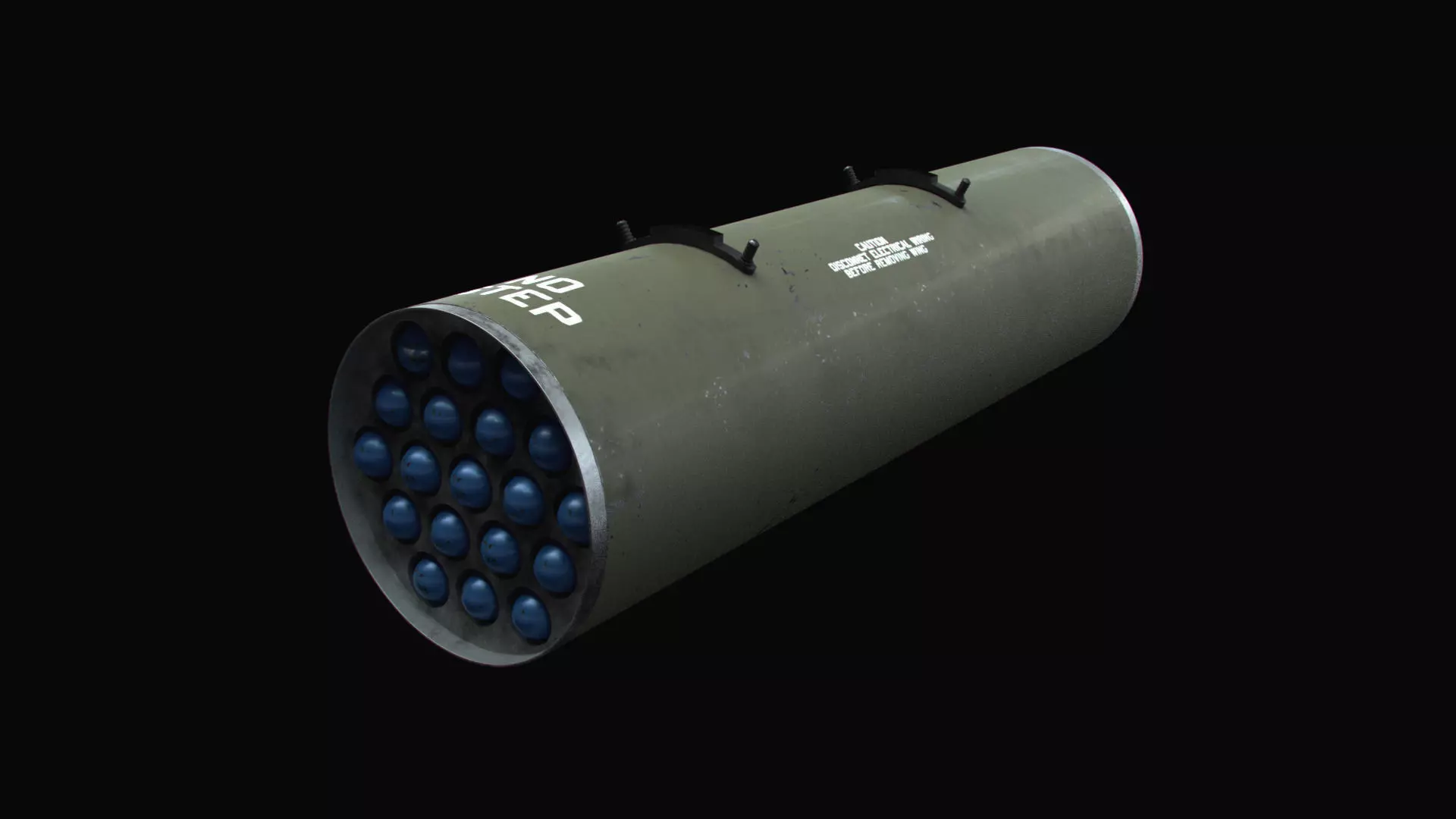 Hydra-70 Rockets with Marines Textures 3D model_0