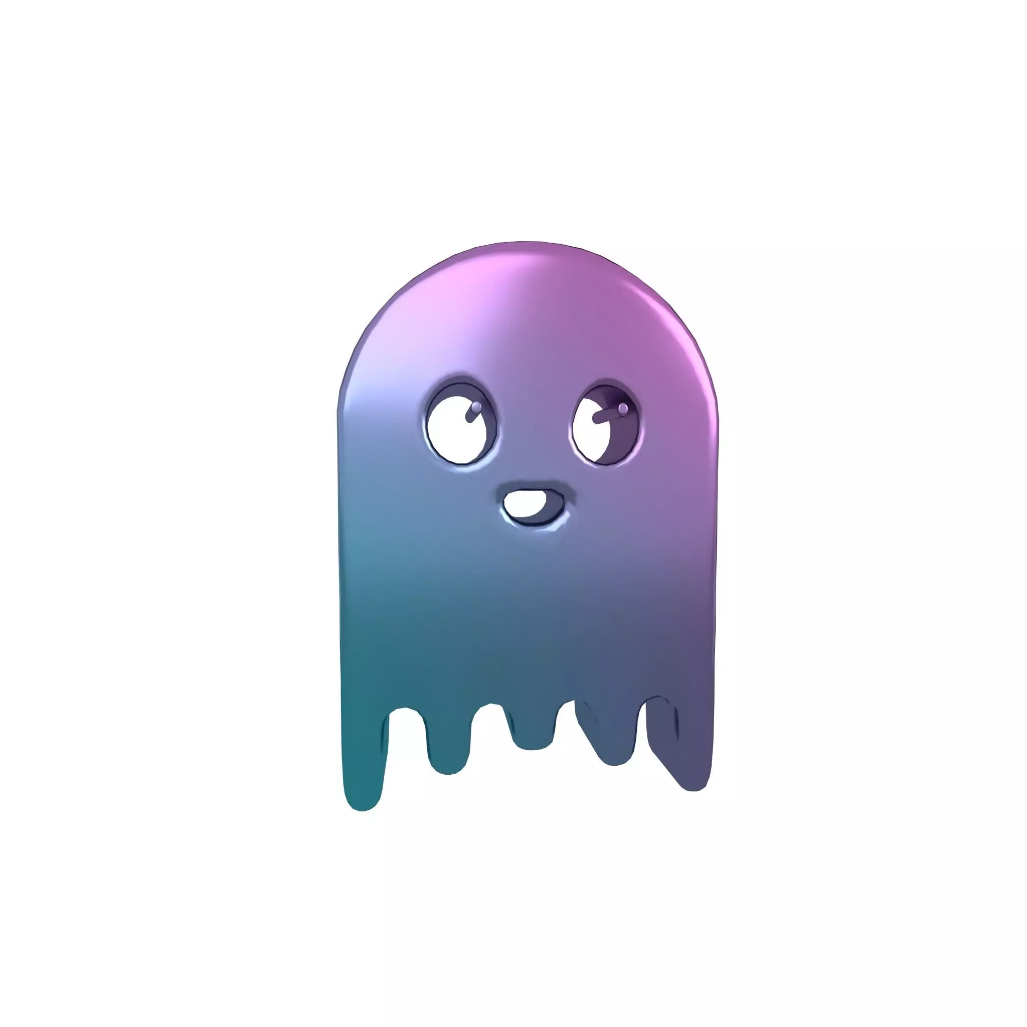 Aave Coin Ghost v1 004 Low-poly 3D model_0