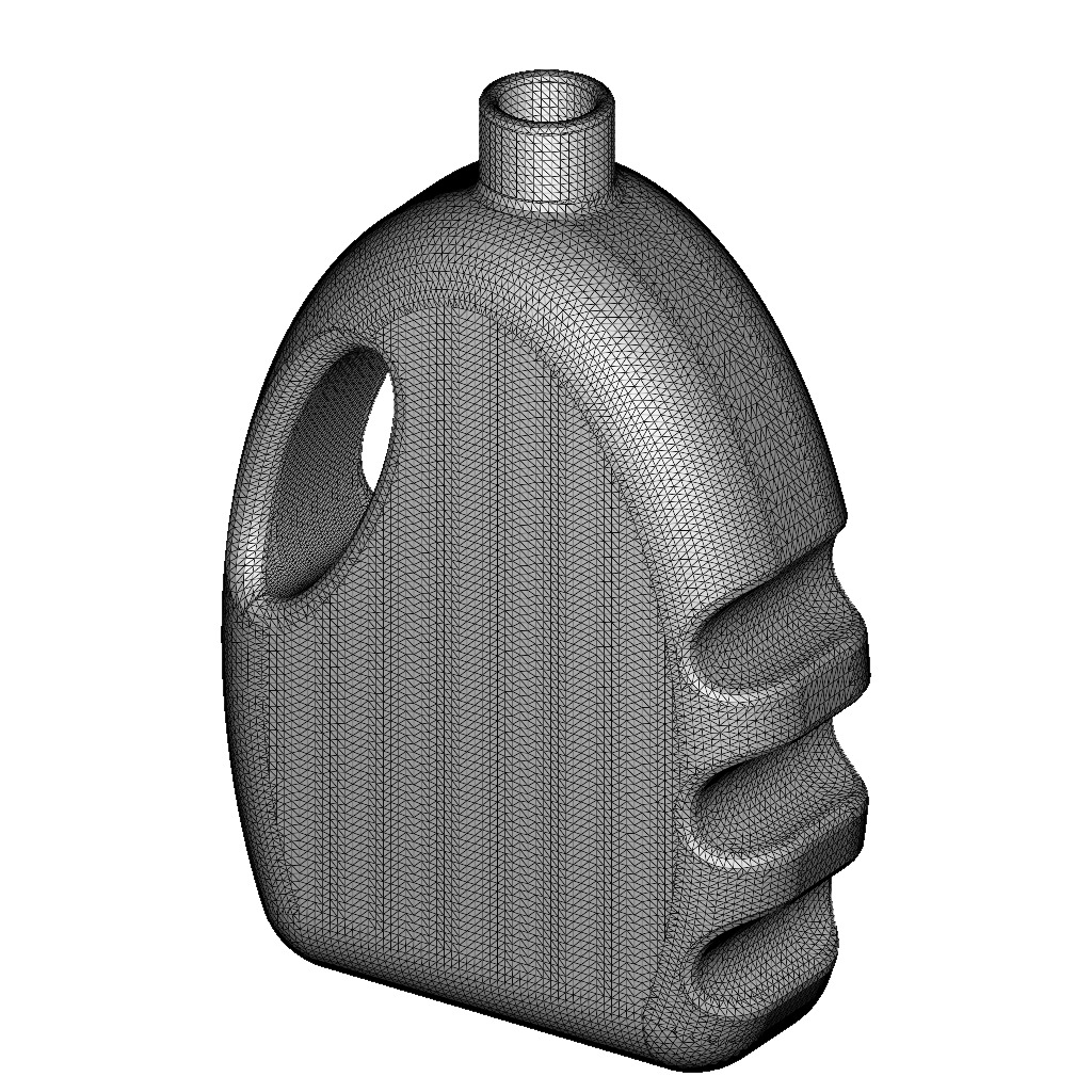 Detergent Bottle 3D print model_4