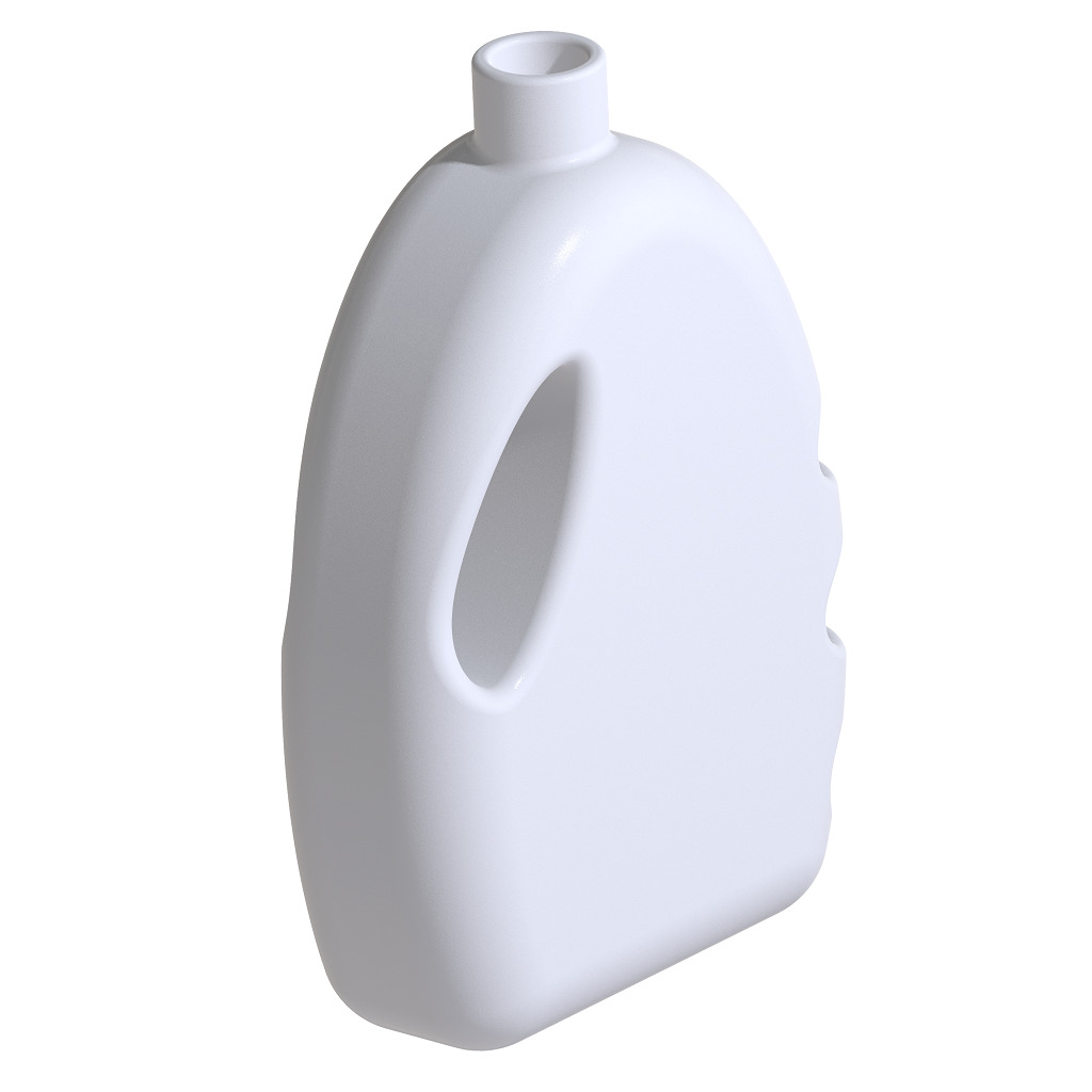 Detergent Bottle 3D print model_2