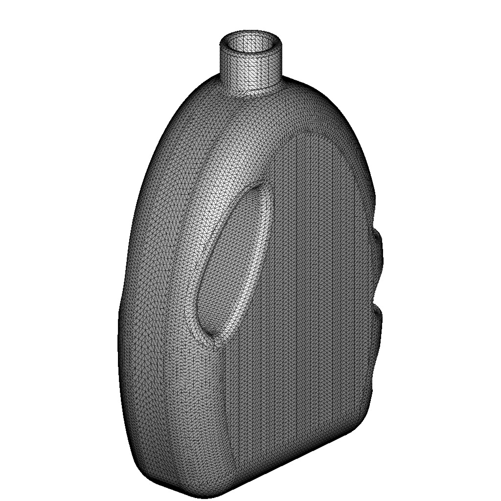 Detergent Bottle 3D print model_3