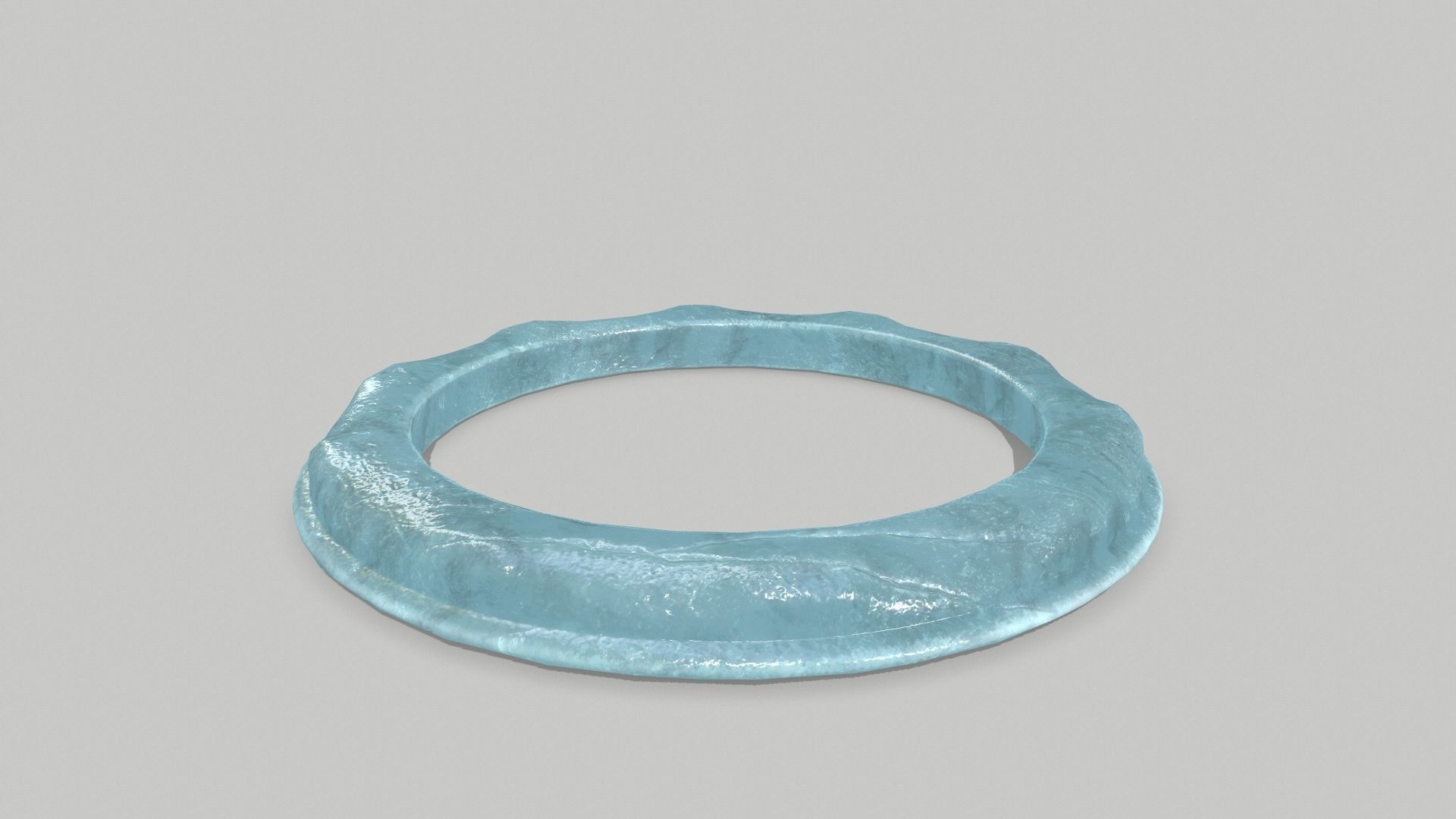 Altar Set fountain Low-poly 3D model_14